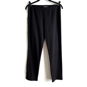Eileen Fisher Black Slim Fit Ankle Stretch Crepe Pants Size XS
